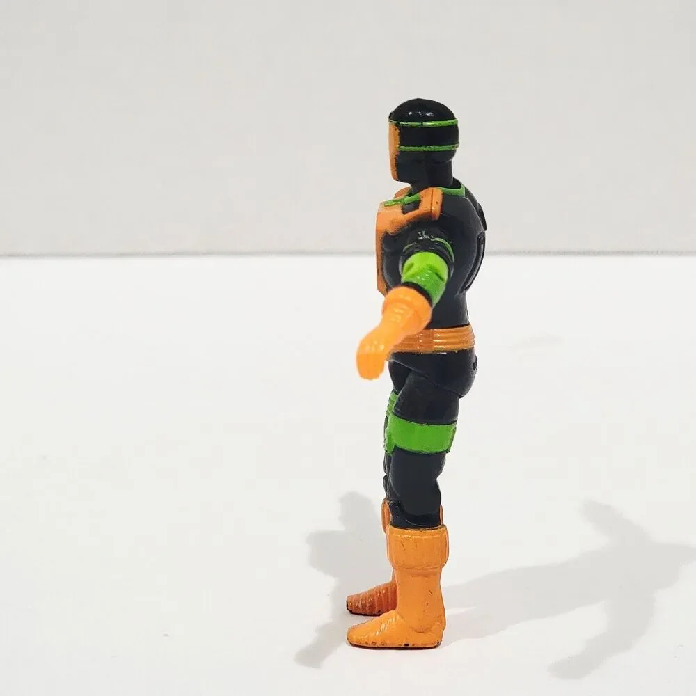 GI Joe Cobra BAT v2 Action Figure No Hologram Vintage 1991 ARAH Orange Green
